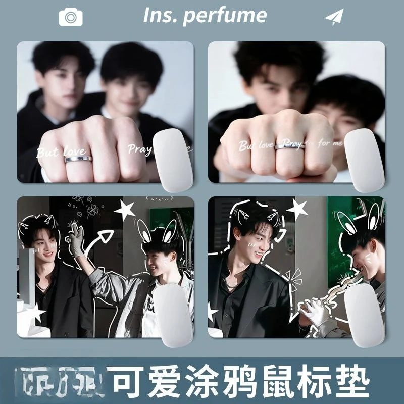 

Tian Xuning Ziyu милый коврик для мыши с граффити, офисный коврик для письма, настольный коврик, клавиатура, игра, персонализированное творчество, аниме, мультфильм