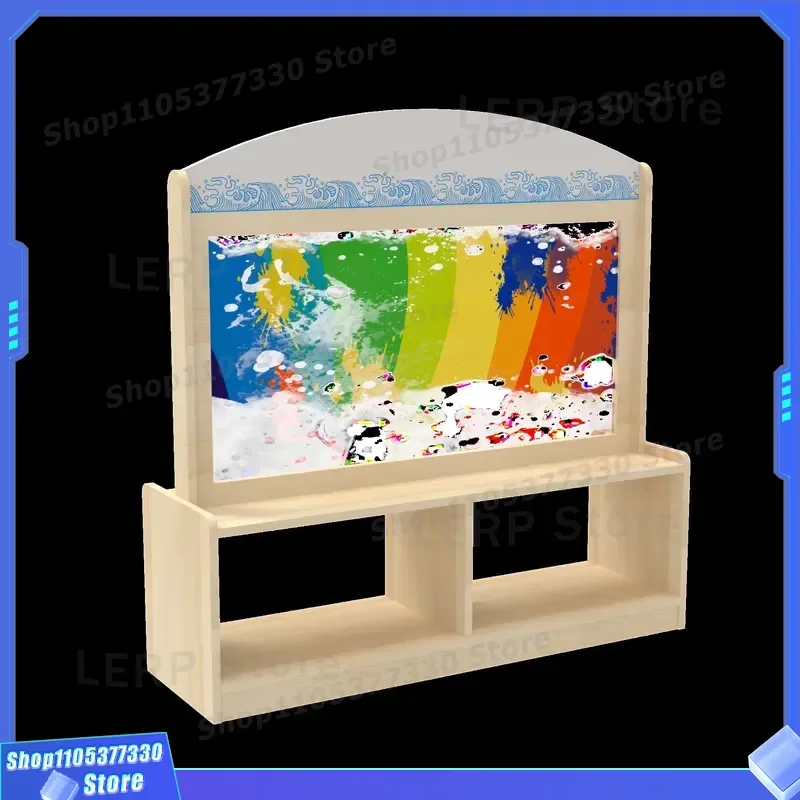Transparent Acrylic Drawing Board for Kids Desktop Art Easel Children Display Stand Daycare Creative Painting Tool for