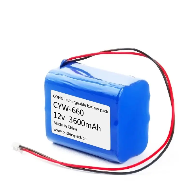 CYW-660 7.4v 5400mAh Rechargeable Lithium Battery Pack 12v 3600mAh