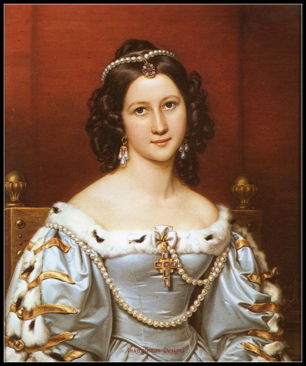 

Charlotte of Owen - Needlework for embroidery DIY DMC High Quality - Counted Cross Stitch Kits 14 ct Oil painting