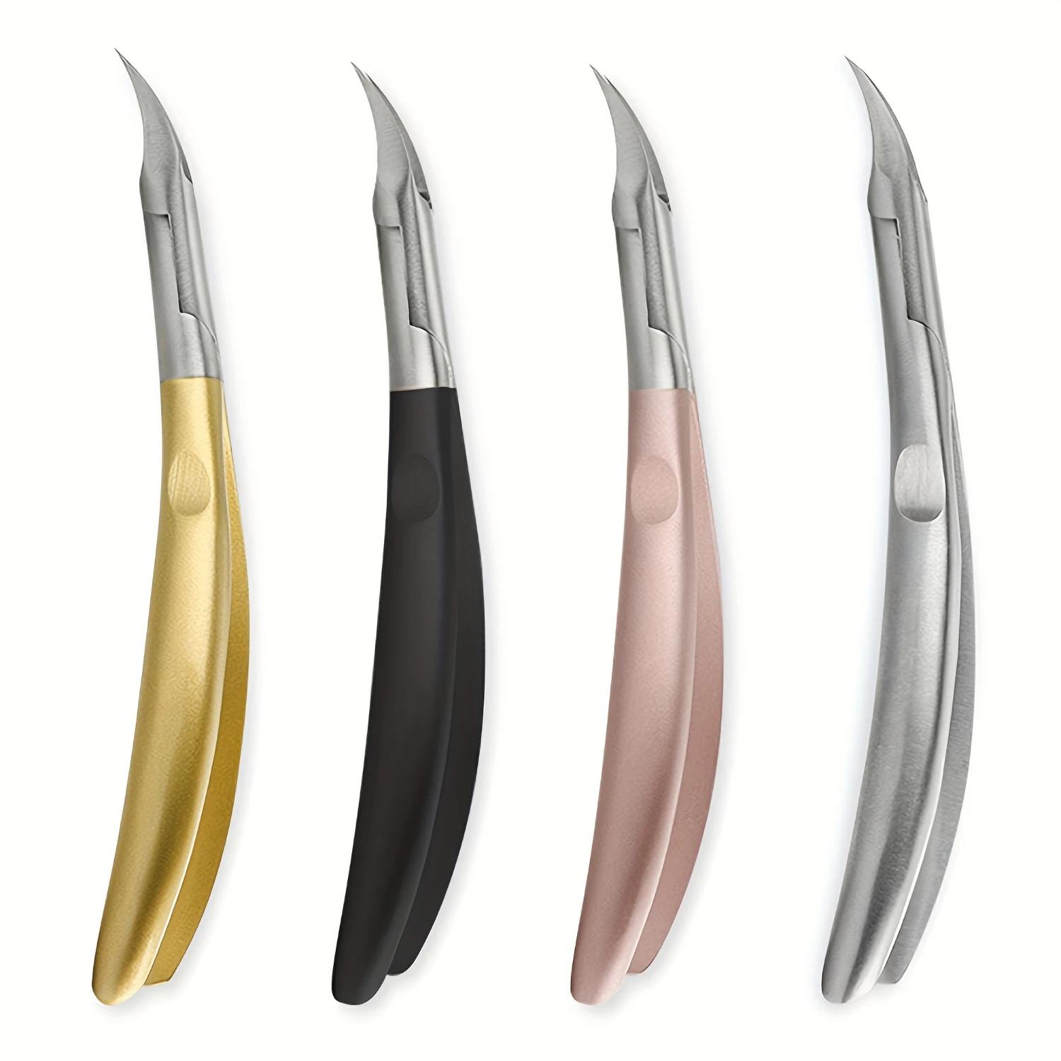 Precision Cuticle Nippers & Toenail Clippers - High-Quality Stainless Steel, Ergonomic, Unscented, Easy-Clean Manicure and Pedic