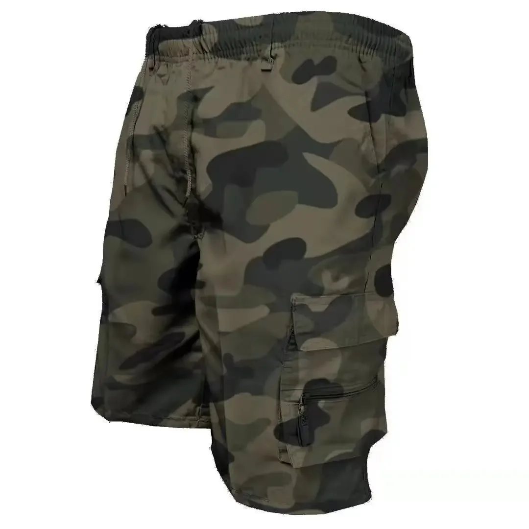 Fashion Men\'s Military Cargo Shorts Mens Tactical Pants Casual Big Pocket Sports Slacks Panels Trousers Plus Size for Male