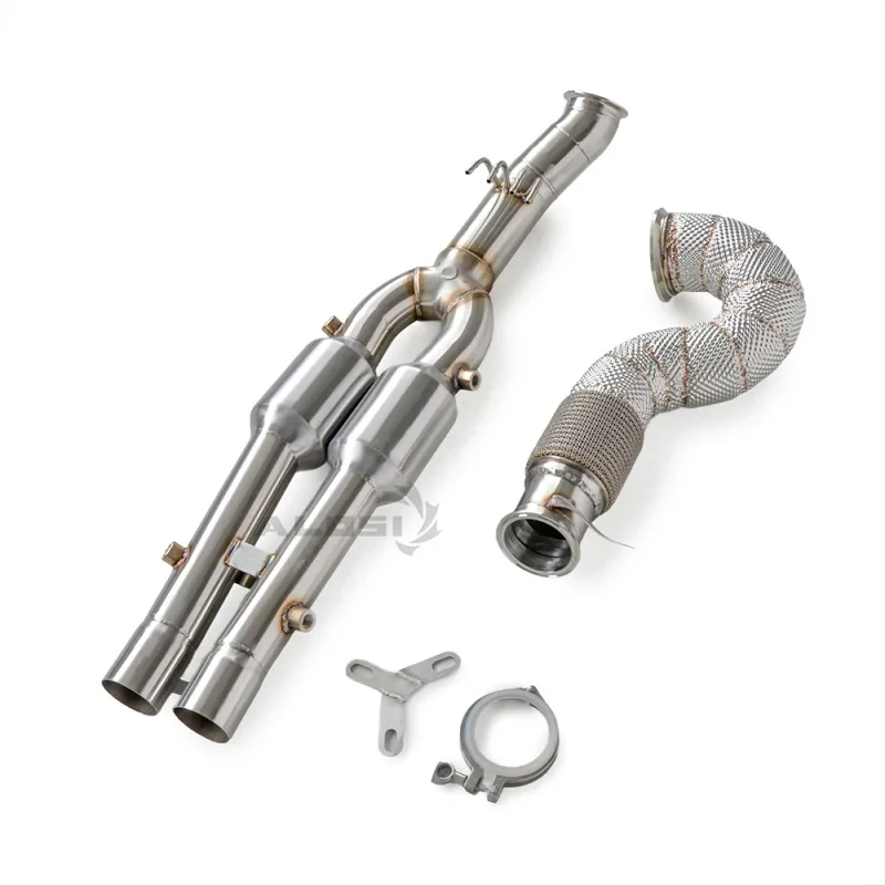 High-flow stainless steel car exhaust pipes are suitable TTRS 2.5T 2016-2023