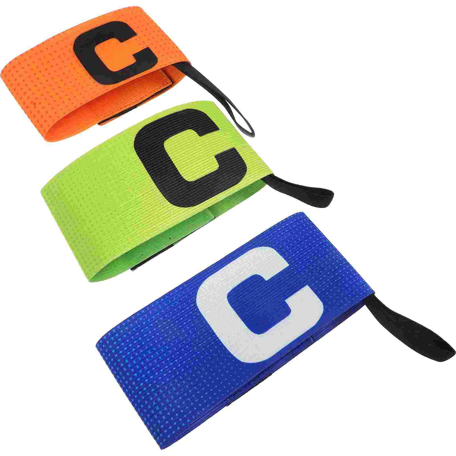 

3 Pcs Football Captain Armband Anti-wear Armbands Soccer Team Aldult Polyester for Match Child