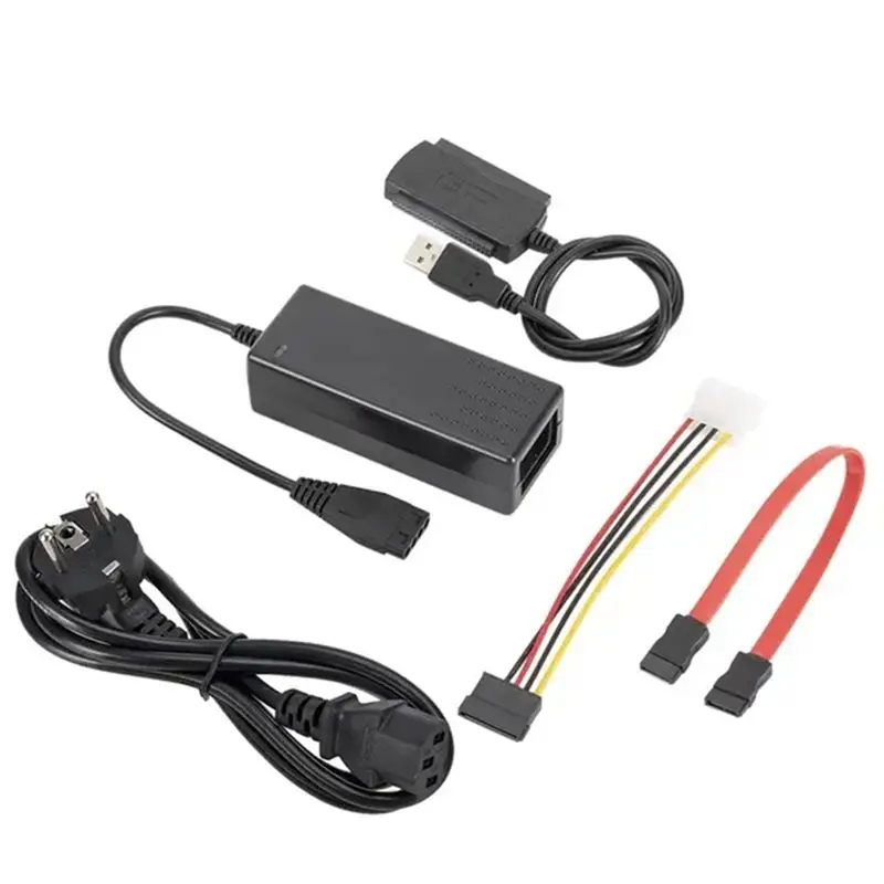 【VENTA 24H】PATA/IDE Drive a USB 2,0 Cable convertidor adaptador para disco duro HDD 2,5 pulgadas 3,5 pulgadas para ordenador portátil enchufe de la UE