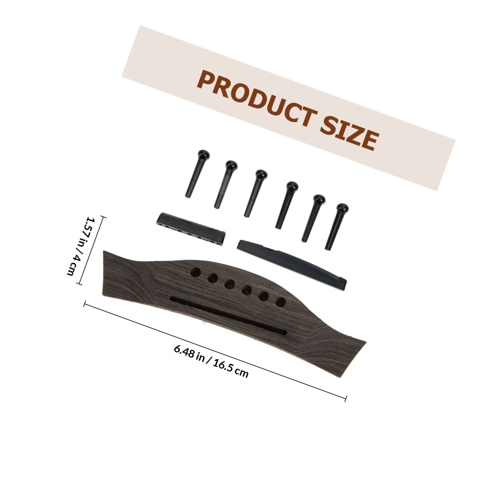 1 مجموعة 1 مجموعة السرج جسر دبوس عدة قابل للتعديل الخشب استبدال لملحقات إصلاح الغيتار الشعبي أداة جزء الغيتار
