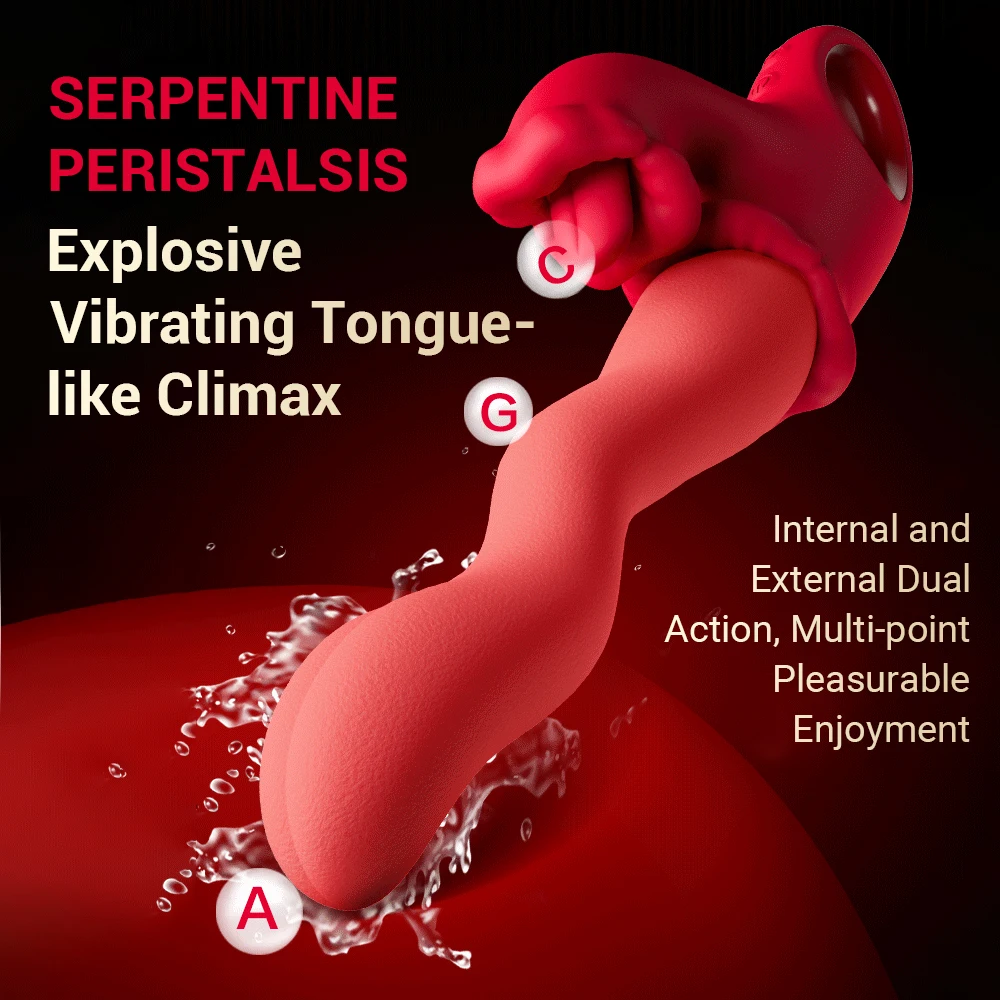 اللسان لعق العض هزاز للنساء 4 في 1 G بقعة البظر محفز المهبل تدليك الإناث تهتز دسار الجنس لعب الكبار 18 + #4