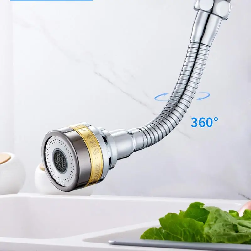 Removable kitchen faucet extender universal water aerator Movable Kitchen Adjustable 3 Modes Anti-Splash Kitchen Sprayer