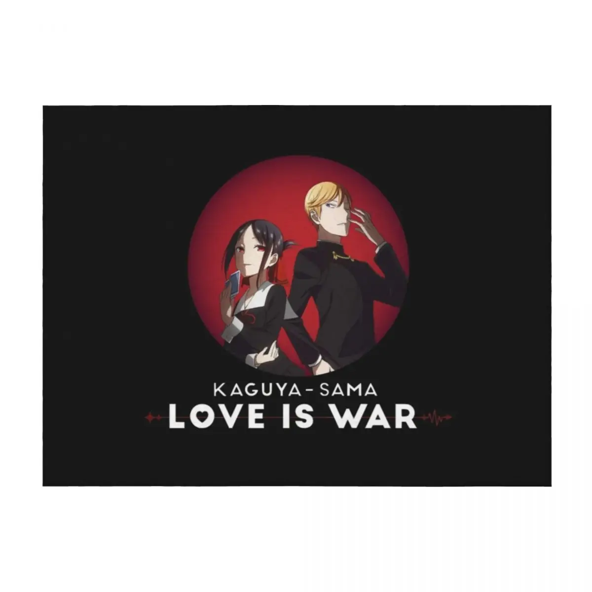 

Kaguya Shinomiya x Miyuki Shirogane Throw Blanket Luxury St Nap Furry Decorative Throw Blankets