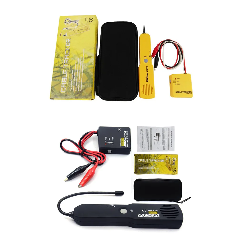 

Probe Kit-Wire Cable Tracker Open Circuit Finder Tester Universal DC Find Car Short Circuit Wire Cable Vehicle Repair Tool
