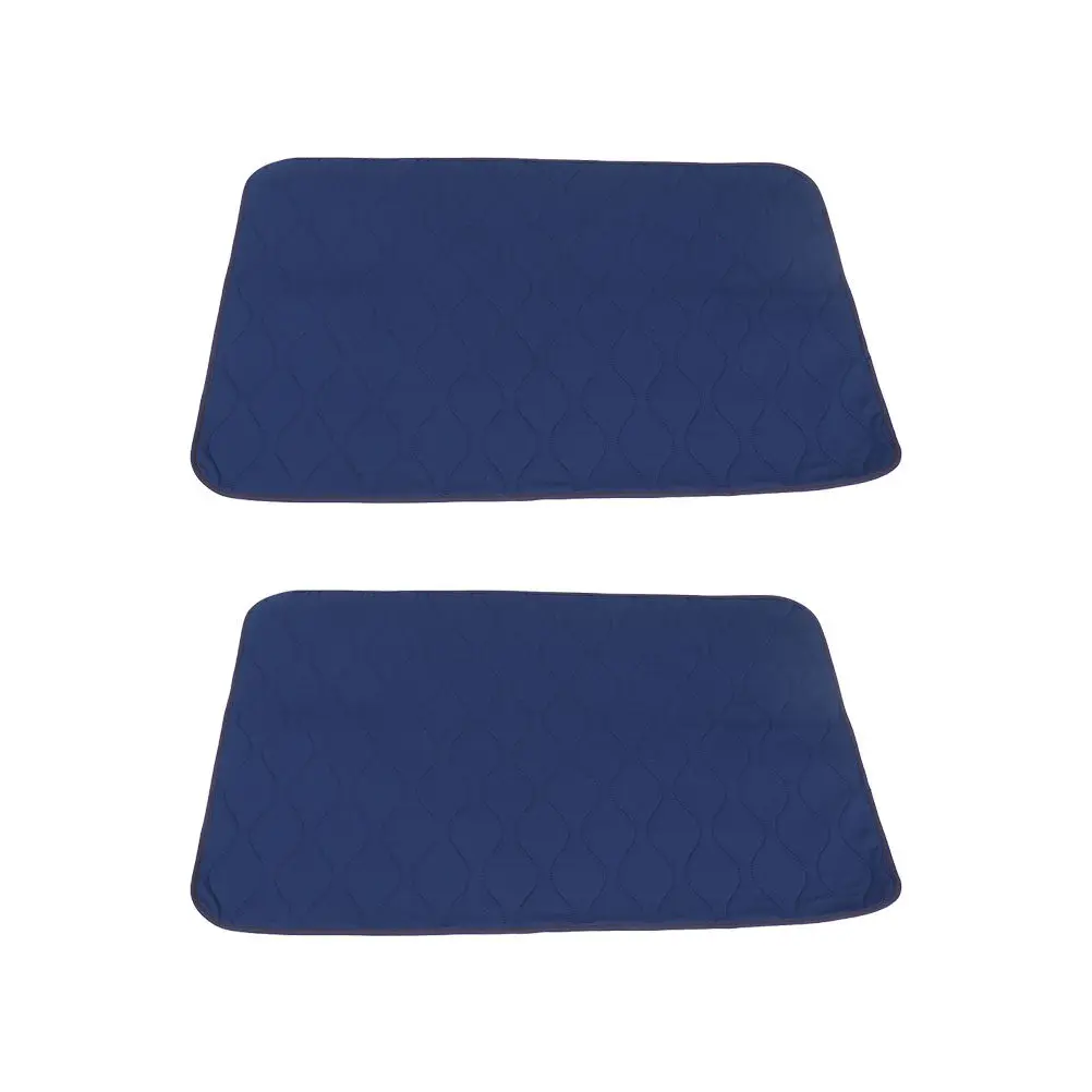 

2Pcs Comfortable Reusable Adult Incontinence Diaper Pad for Elderly Night Use Quick-Dry Hypoallergenic Washable Changing Pads