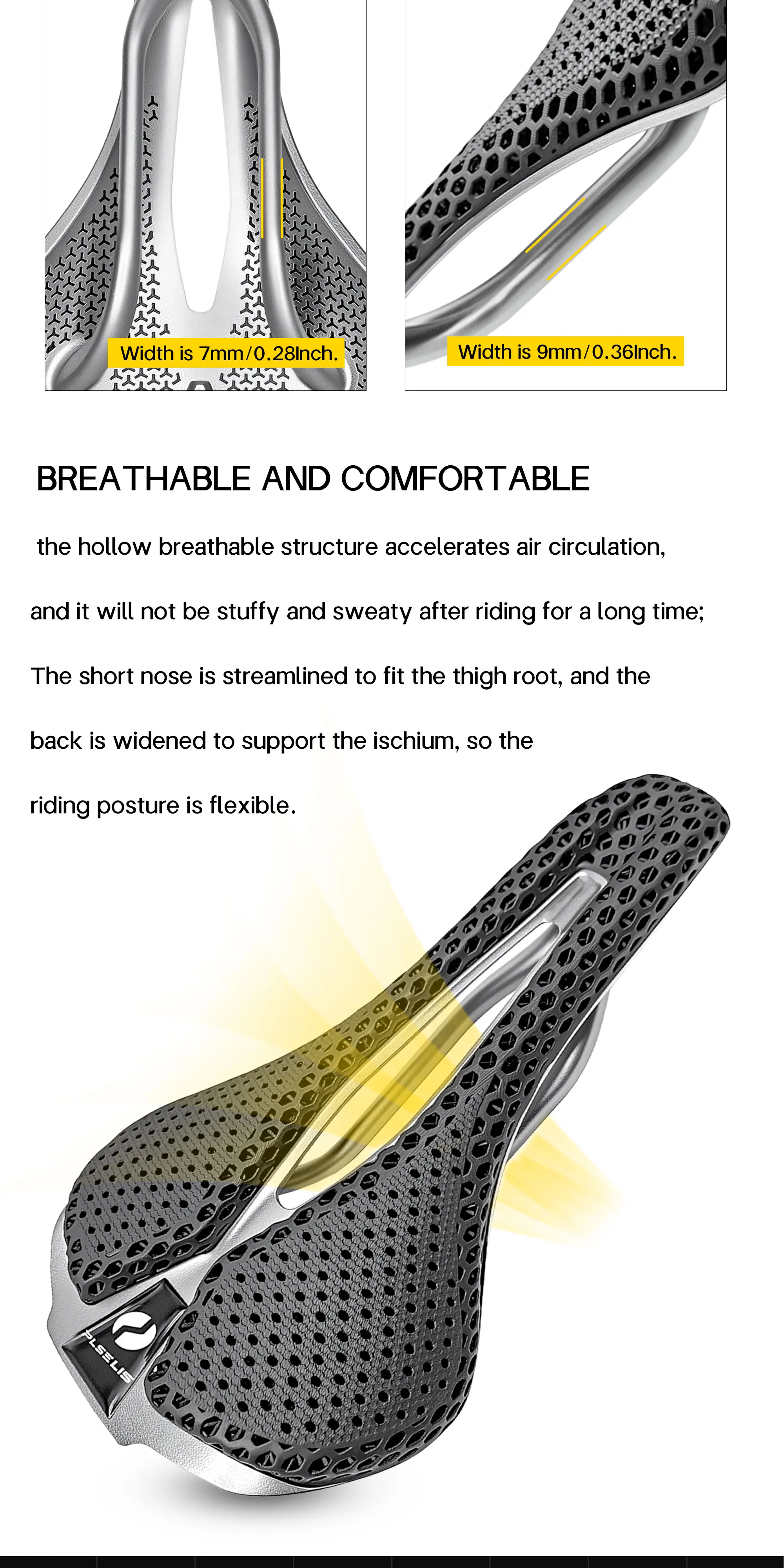 Plselis Spezialisiertes Rennrad Titan-Legierung Integrierter Tretlager Leichtgewicht 150g 3D-Gedruckte Ergonomische Fahrradausrüstung – Detail 3
