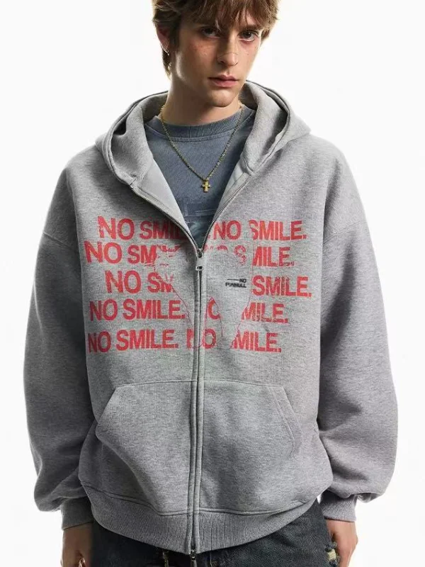 

Мужская утепленная толстовка оверсайз на молнии с американским ретро-принтом и буквенным узором, на флисовой подкладке, теплая, дышащая, осенне-зимняя