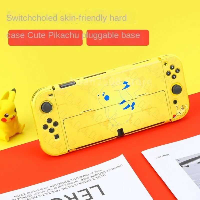 Pokemon Pikachu Cute Protective Case for Nintendo Switch OLED Cover Skin Shell Anti-Shock for Switch Console OLED NS Accessories