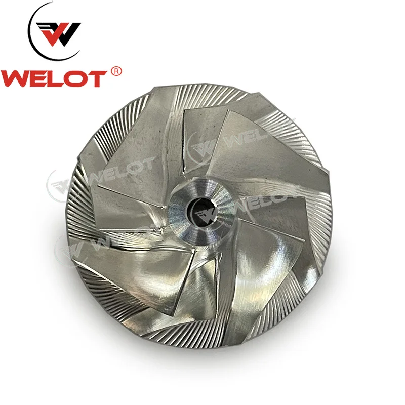 

TD02 MFS Billet 49695-75701 Turbocharger Compressor Wheel 55238654 For Fiat Panda Twin Air 312 0.9 L 63 KW