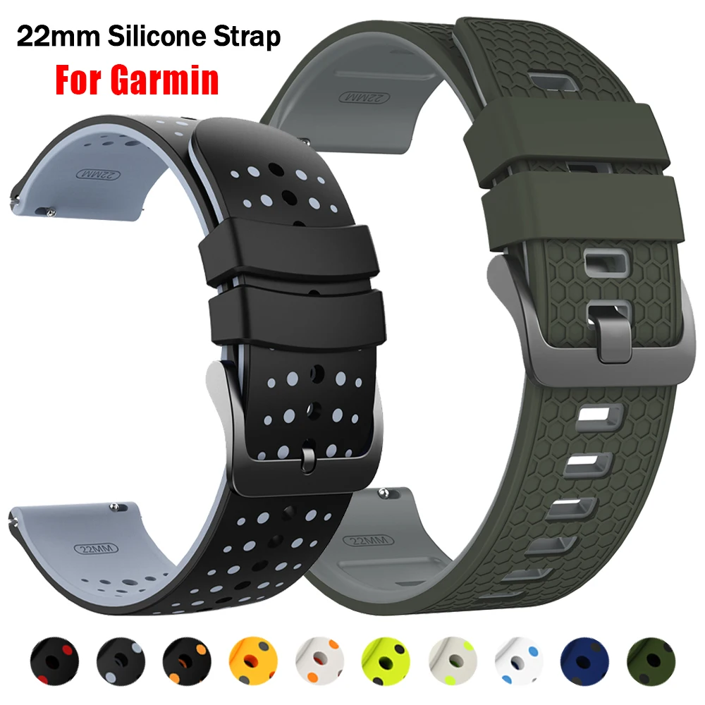 22Mm Silicone Strap…