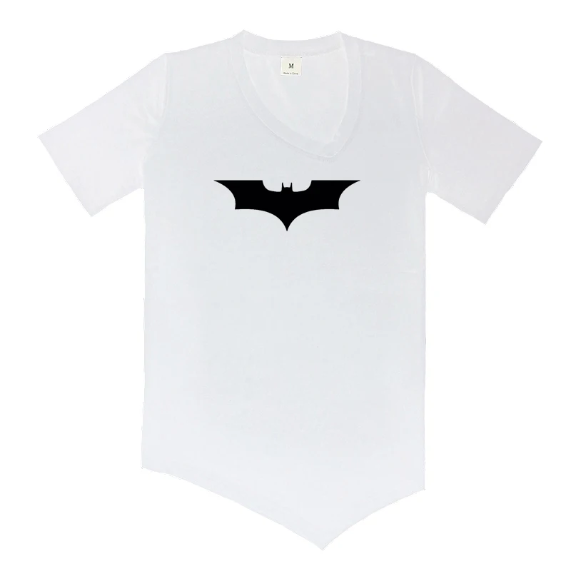 Black Bat Clothing Oblique V-Neck Summer Fashion Mens T Shirt Casual Short Sleeve T Shirt Gym Tshirt Trend Slim Fit Hip-Hop Tops