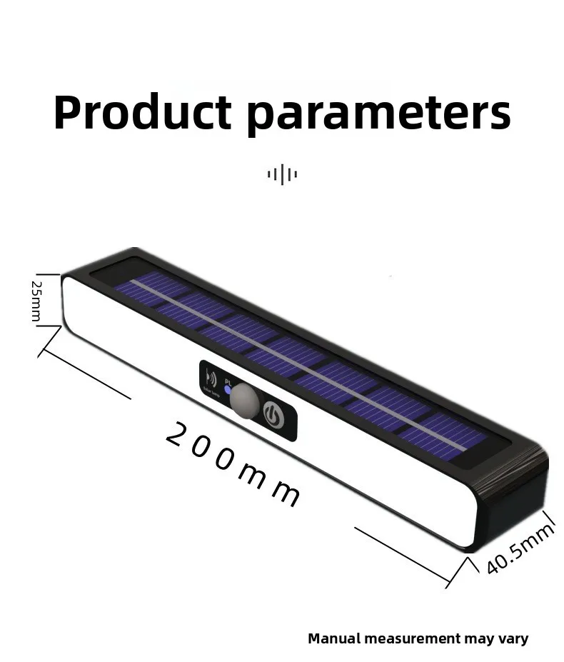 Clip on Sensor LED Solar Motion Lights Outdoor Waterproof Solar Fence Lights Outside Portable Solar Powered Security Lamps