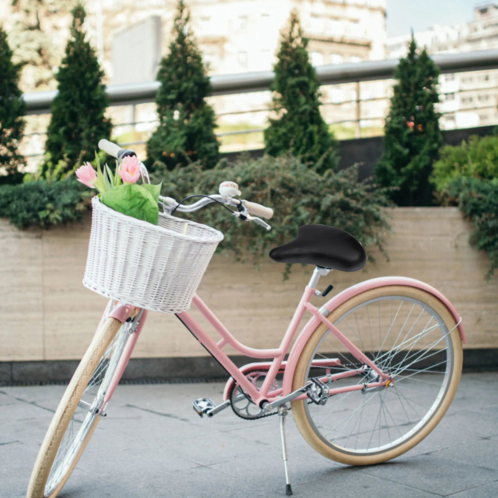 

Mountain Bike Saddle Comfortable Anti Vibration Design Superior Materials Long Term Use Bicycle Cushion Replacement Pleasant