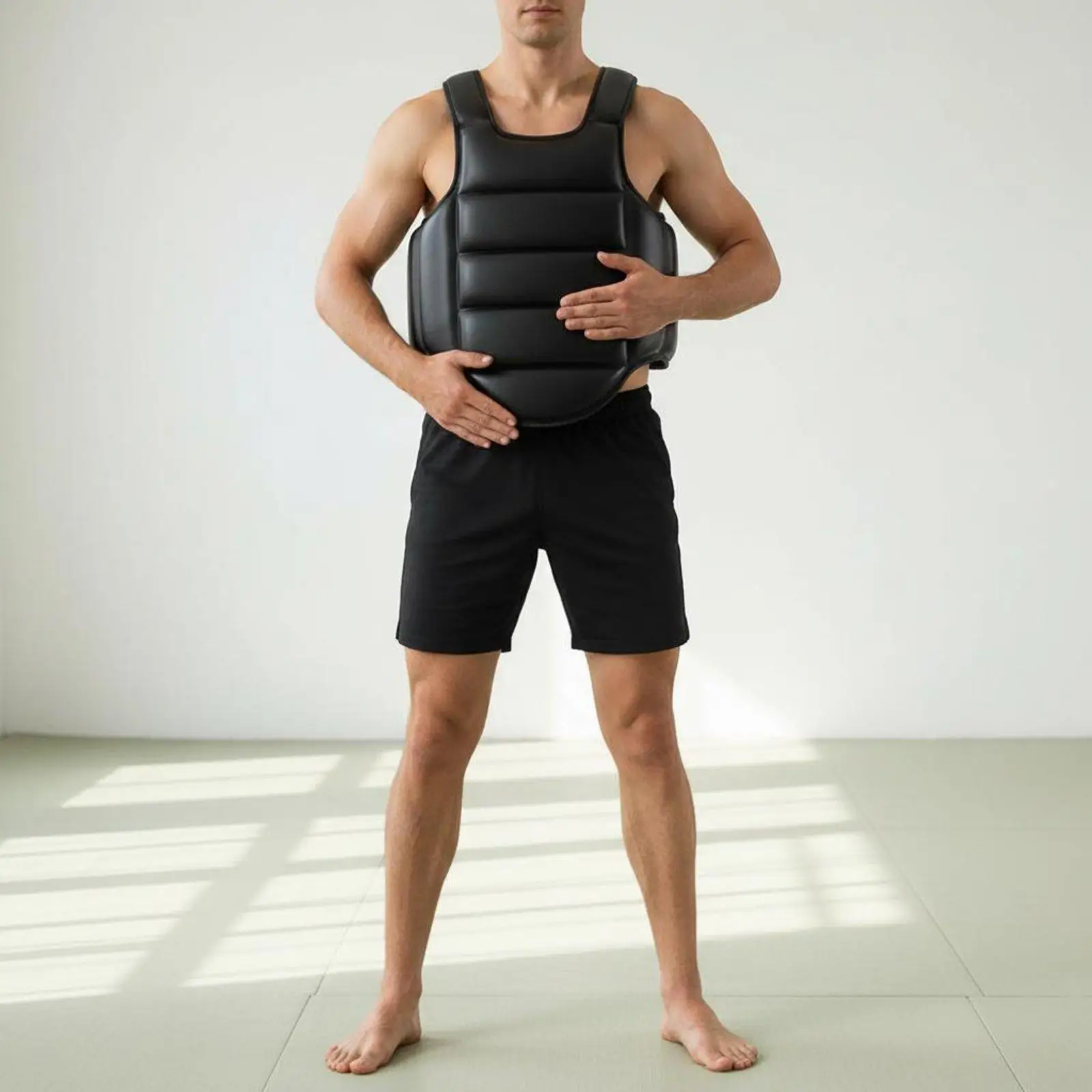 Taekwondo Chest Protector Thick Padding Chest Security Gear Martial Arts Protective Vest for Karate Sanda Practice