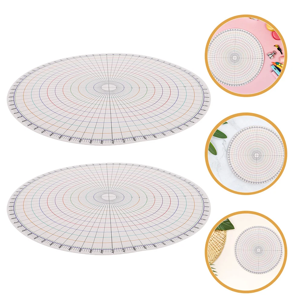 

2Pcs Ceramic Clay Divider Circle Divider Tool for Pottery Clay Division Precise Sculpting Pottery Tools DIY Template