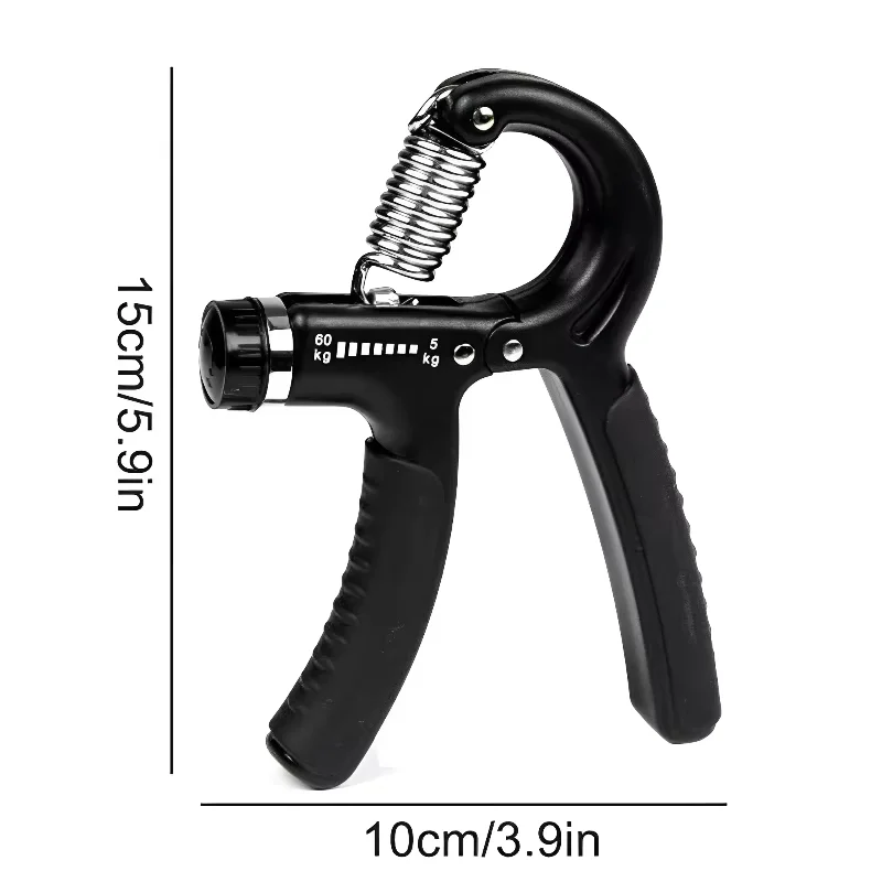 5-60 kg verstellbarer Handgrifftrainer mit Zähler für Handgelenk, Unterarm und Muskeltraining zur Stärkung der Griffkraft – Detail 5