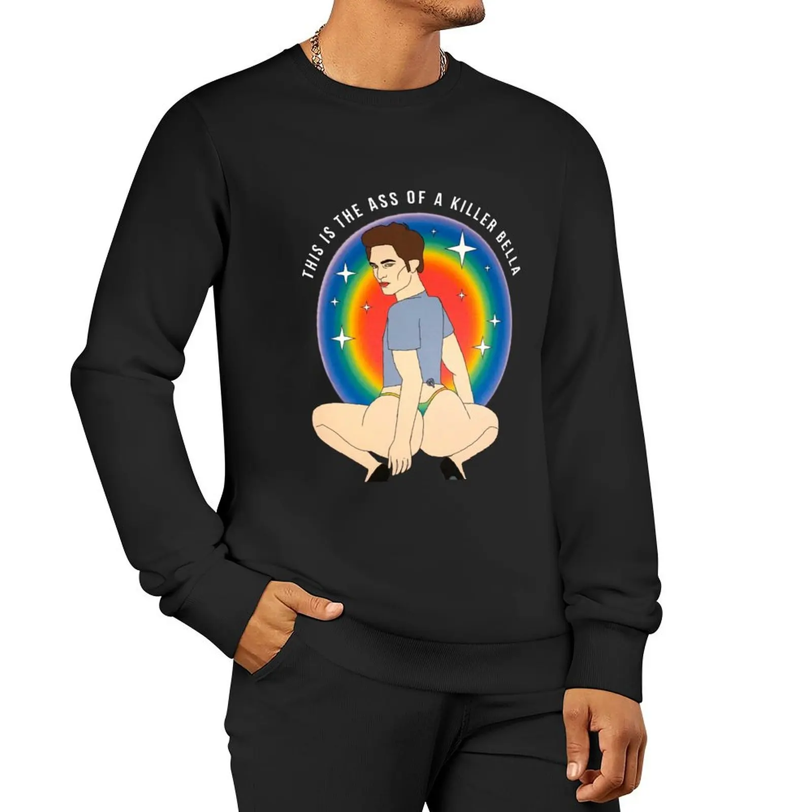 This Is The Ass Of A Killer Bella Funny LGBTQ Support Pride Sweatshirt clothes for men men's clothes hooded sweatshirt for men