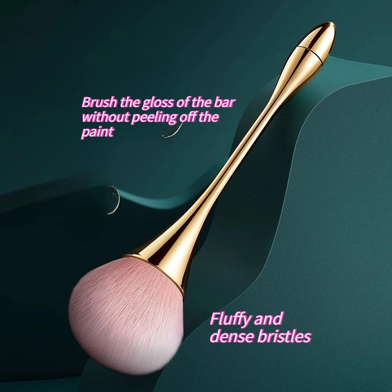 

New Fashion High Beauty Brush Fluffy Soft Hair Honey Powder Powder Blusher Brush Convenient Beauty Tool