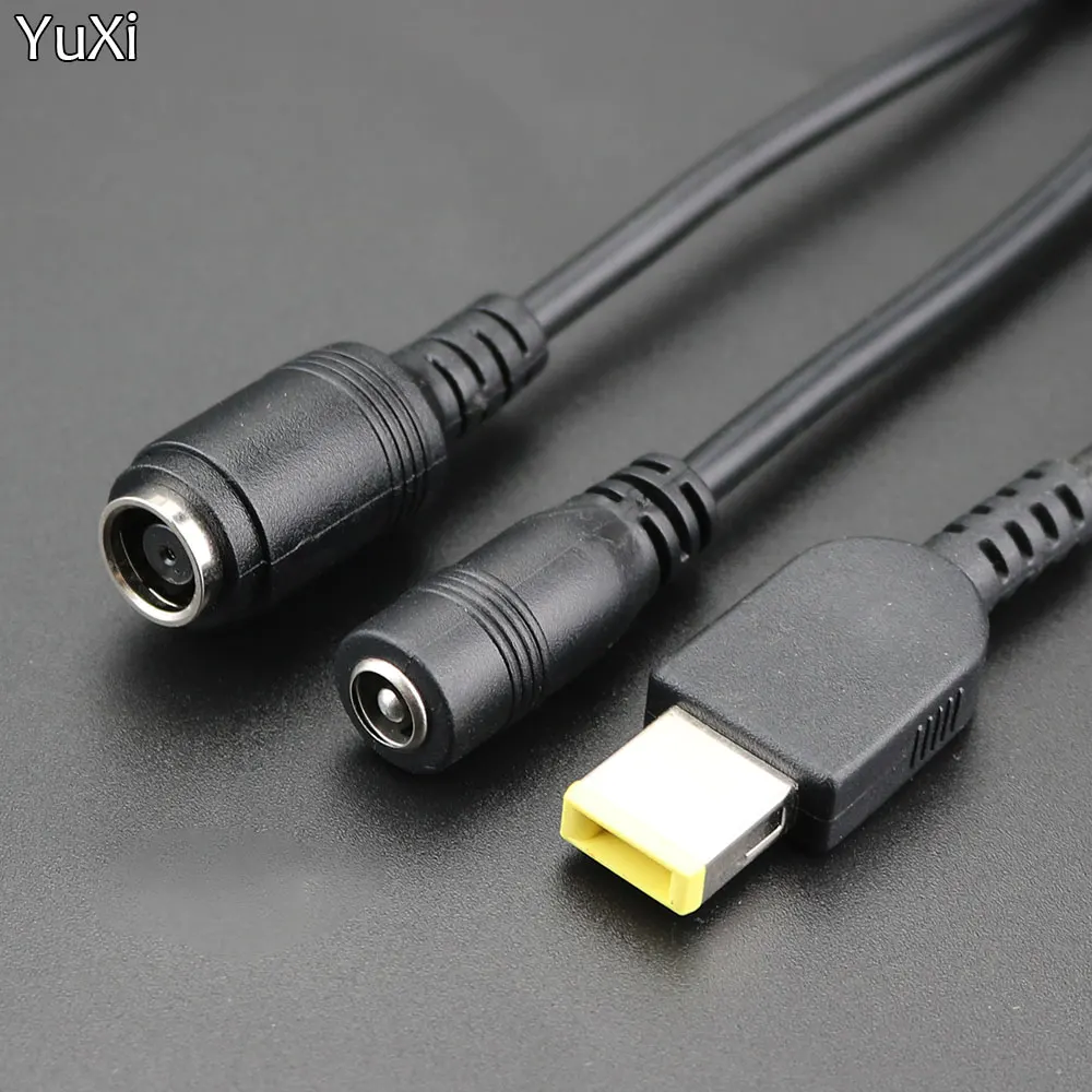 

DC 7.9*5.5/5.5*2.5/5.5*2.1mm DC Plug Jack To Square Converter Power Adapter Cable For Lenovo ThinkPad YOGA11 13 G500 G505 Laptop