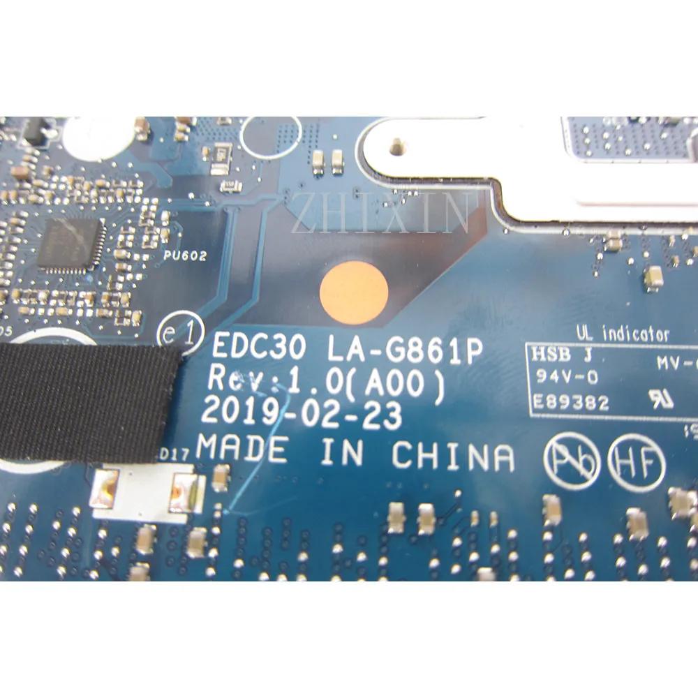 Placa base para portátil DELL Latitude 7300, con I5-8365U/I7-8665U, CPU 7300, Notebook, EDC30, LA-G861P, prueba 100%