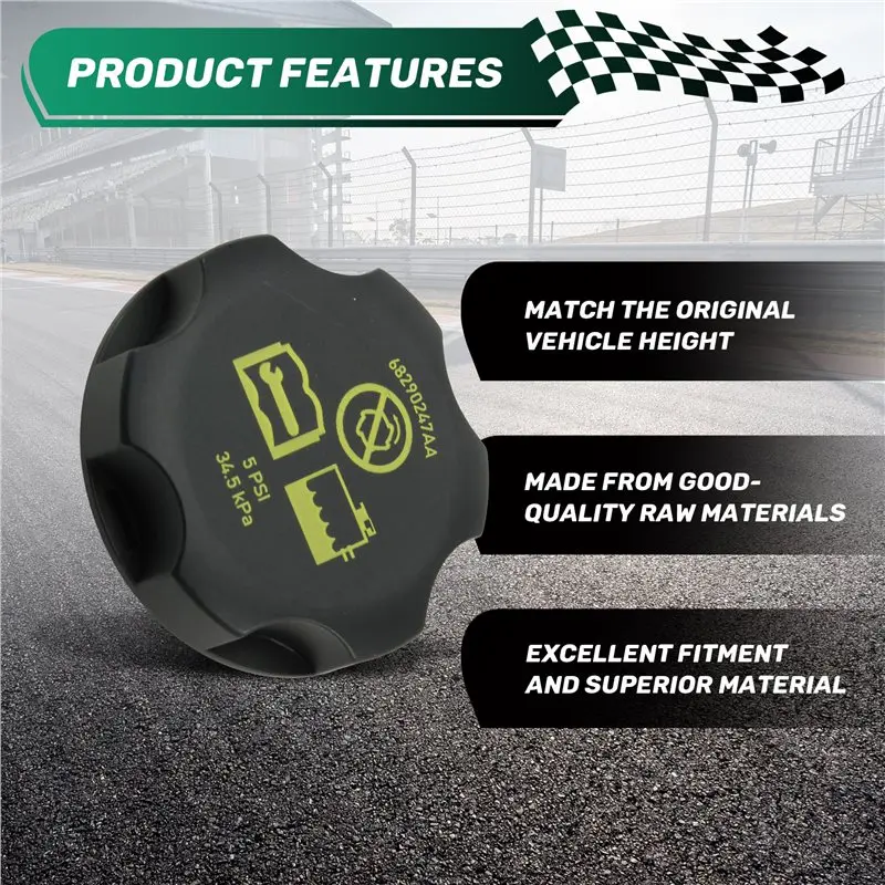 Simple Coolant Reservoir Cap 68290247AA Fit For Jeep Dodge