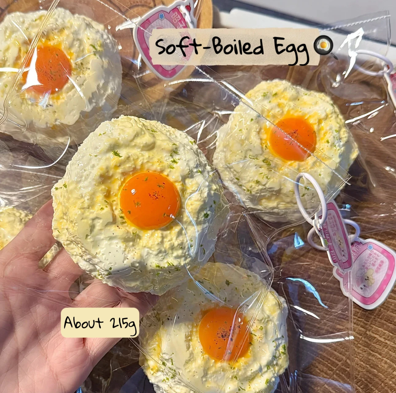 ¡Puré de Mantequilla y Yogur Sensacional! 1 Pieza de Squishy Hecho a Mano! - Pimiento y huevo cocido suave con forma de huevo para aliviar el estrés - Silicona de grado alimenticio