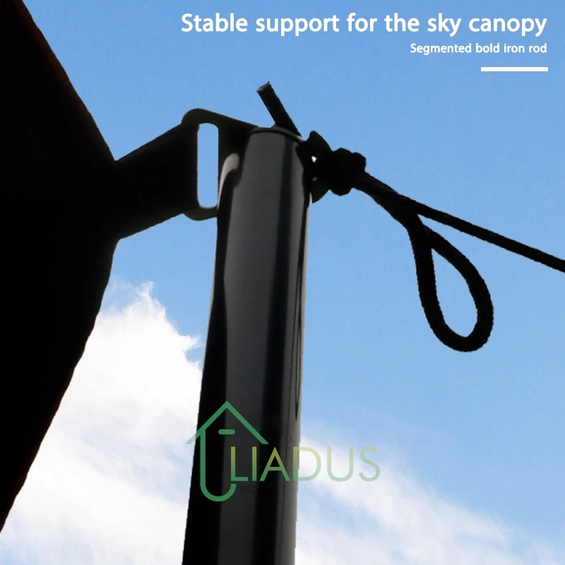 التخييم في الهواء الطلق القماش المشمع مقاوم للماء خيمة المظلة ظلة للسفر شاطئ حديقة نزهة دائم يسهل حملها إعداد