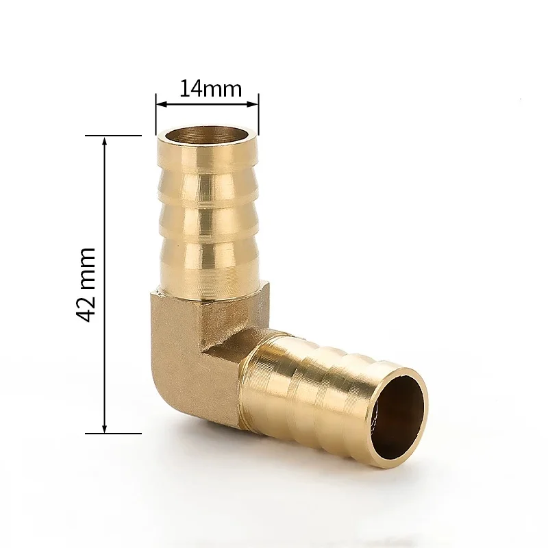 Brass Barb Pipe Fitting Connector Way for 4mm-19mm Hose Copper Pagoda Water Tube Fittings 5mm-16mm Branch