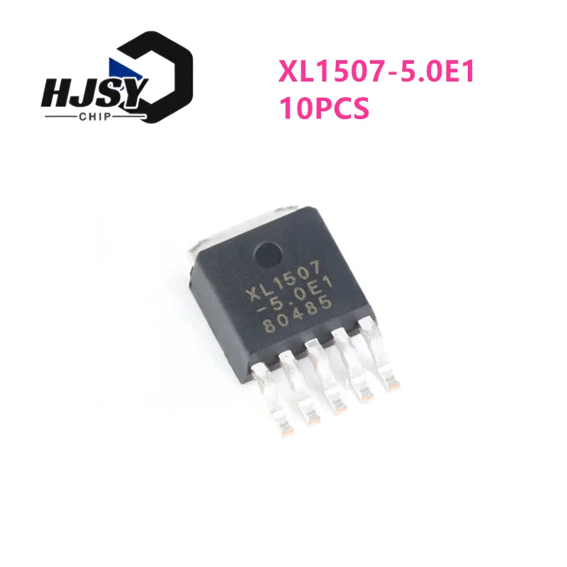 10PCS XL1507-5.0E1 XL1507-ADJE1 XL1507 power supply DC-DC Buck chip IC patch TO-252-5