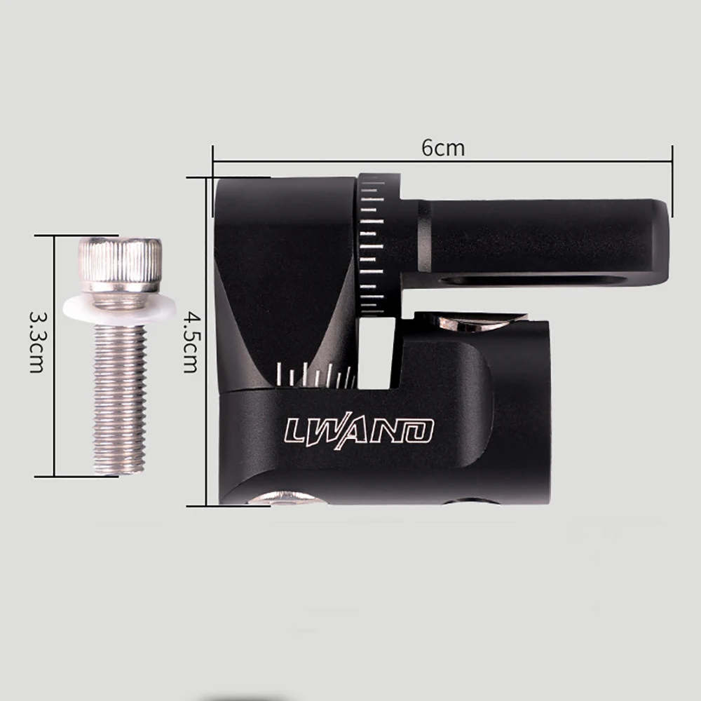 Estabilizador de tiro con arco, barra en V única ajustable para arco compuesto, varilla de equilibrio, estabilizador de tiro con arco, accesorio de tiro de caza LWANO