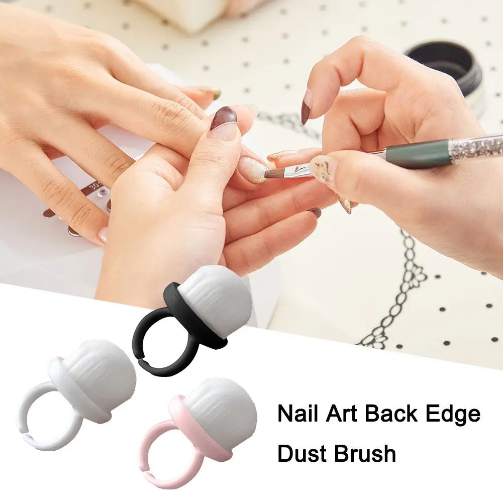 Nail Art Brush Remove Nail Dust shaped Brush Powder Brushes Tool Makeup Manicure Beauty Cleaning G1N5