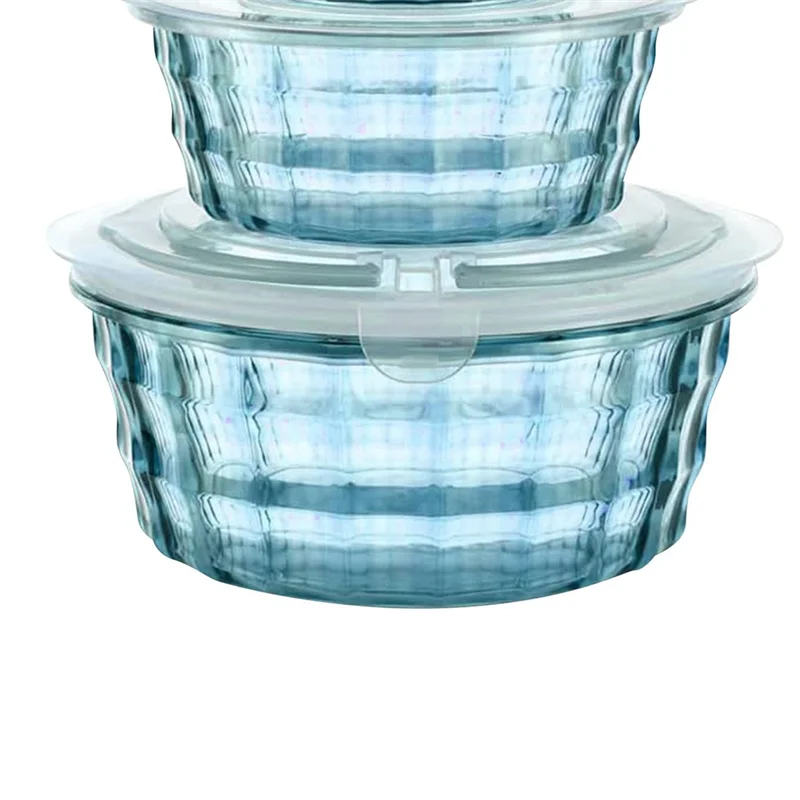 علبة فواكه بلاستيكية حاويات فواكه مع وعاء تورين حاوية بلاستيكية شفافة حاوية بلاستيكية محكمة الغلق-A21R #4