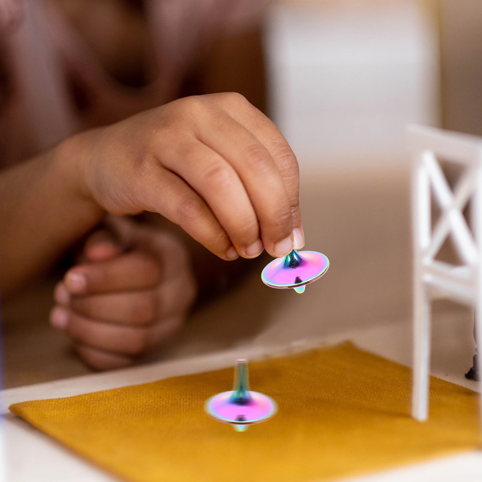 

Professional Gyro Toy for Kids and Adults Small Copper Gyro Toy Exquisite Design Wear Resistant Decompression Toy