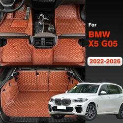 For BMW X5 G05 2022 2023 2024 2025 2026 Car Floor Mats Car Trunk Mat Foot Pads Protective Pad Cargo Liner Car Accessories