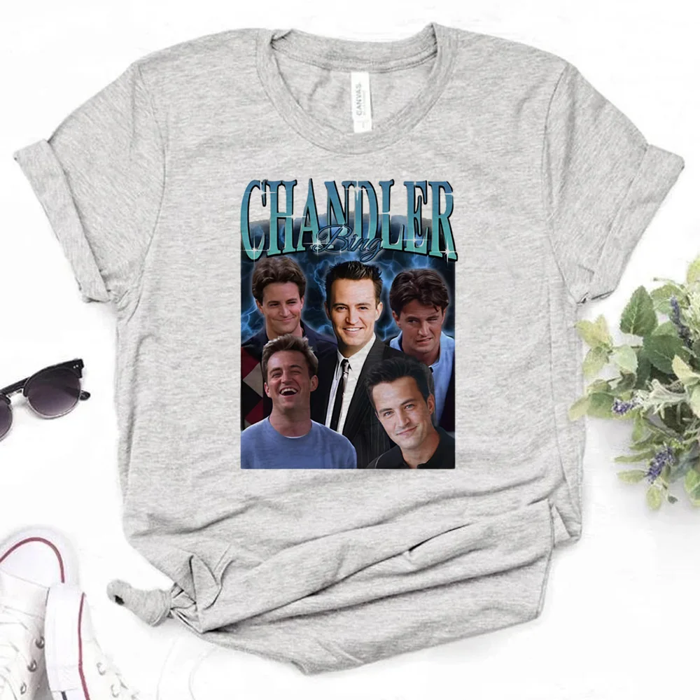 

Chandler Bing t-shirts women designer t shirt female comic manga clothing