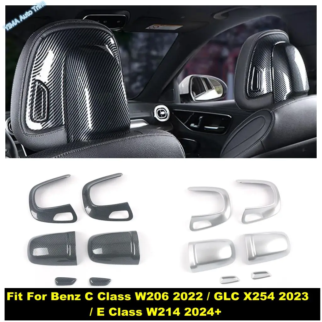 

Car Front Seat Headrest Button Adjusting Switch Cover Trim For Benz C Class W206 2022 / GLC X254 2023 / E Class W214 2024 2025