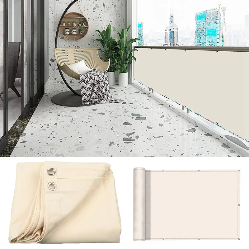 

Молочный балкон, экран для конфиденциальности, водостойкий солнцезащитный козырек, парус, квартира, терраса, щит для конфиденциальности, сетчатый садовый задний двор, крышка для конфиденциальности