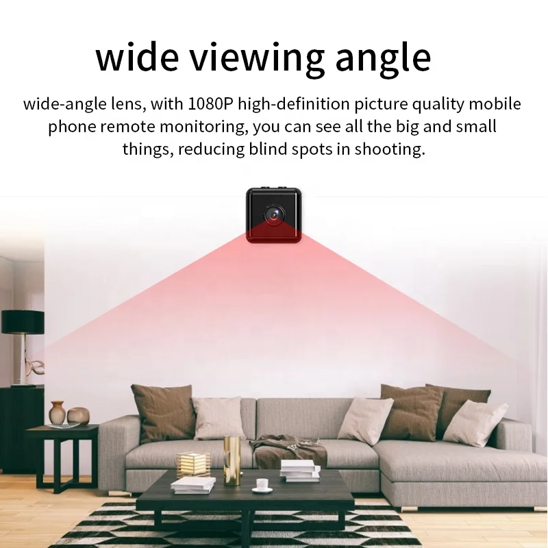 انخفاض سعر X6d IWFCAM Hd 1080p اللاسلكية واي فاي للرؤية الليلية كاميرا IP صغيرة لأمن المنزل