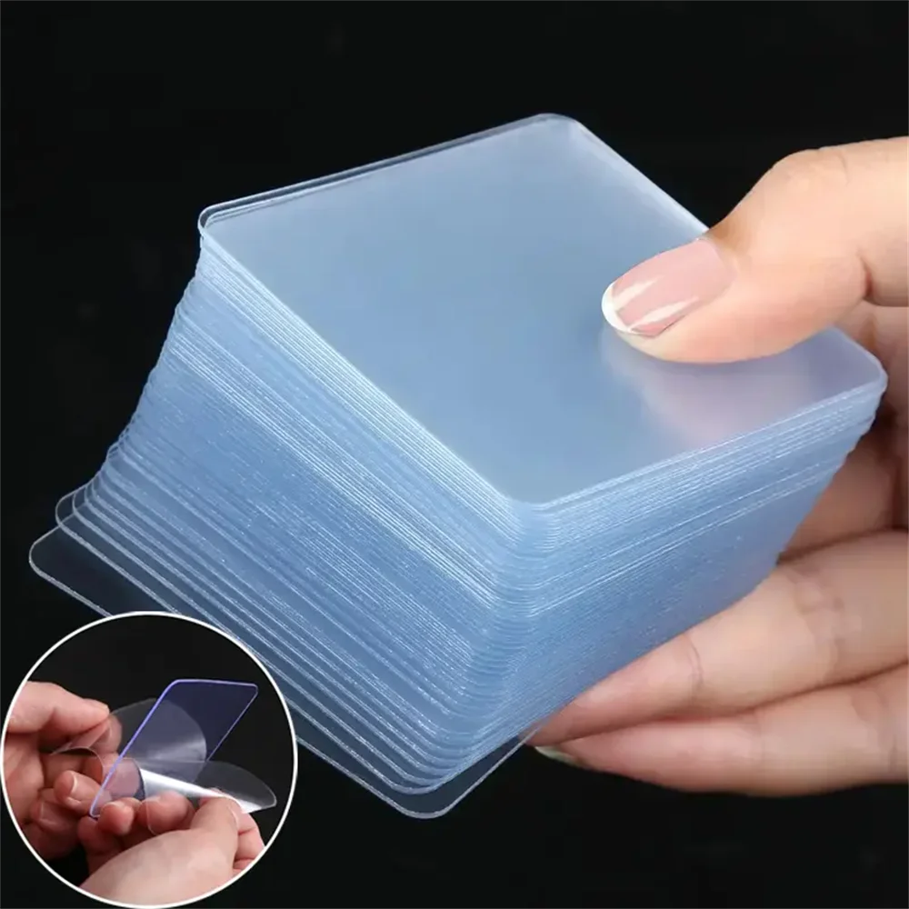 50pcs Heavy duty double-sided tape, transparent nano traceless double-sided tape