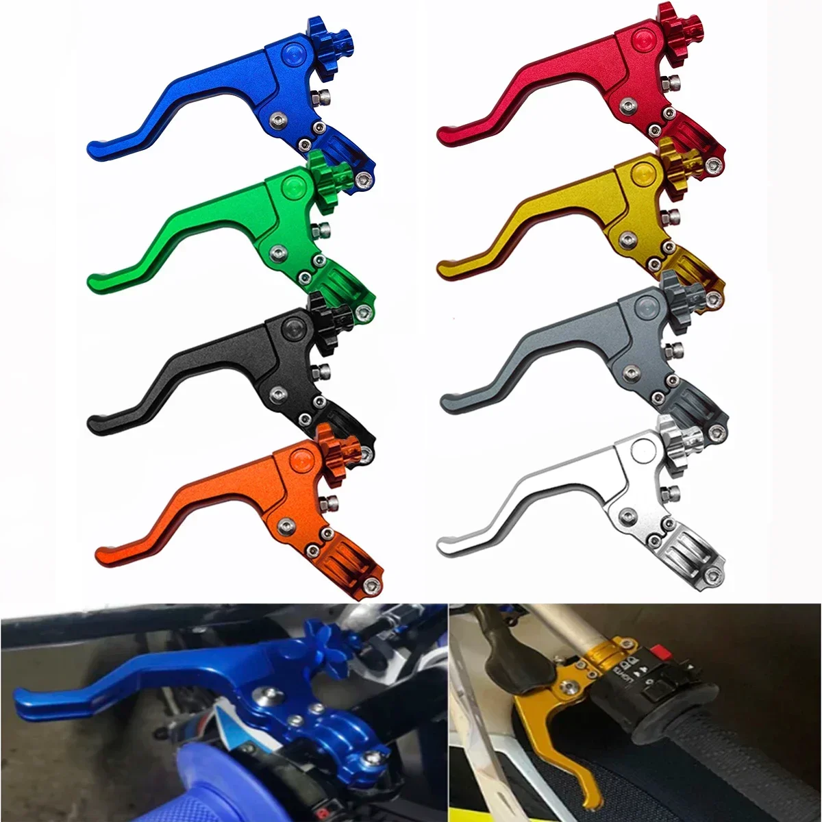 Short Stunt Clutch Lever For Honda CBR 600 F2 F3 F4 F4i 650F 600 CBR1000RR CRF250R CRF450R CRF250L CRF250M CRF 250X 450X CR 125R image 3