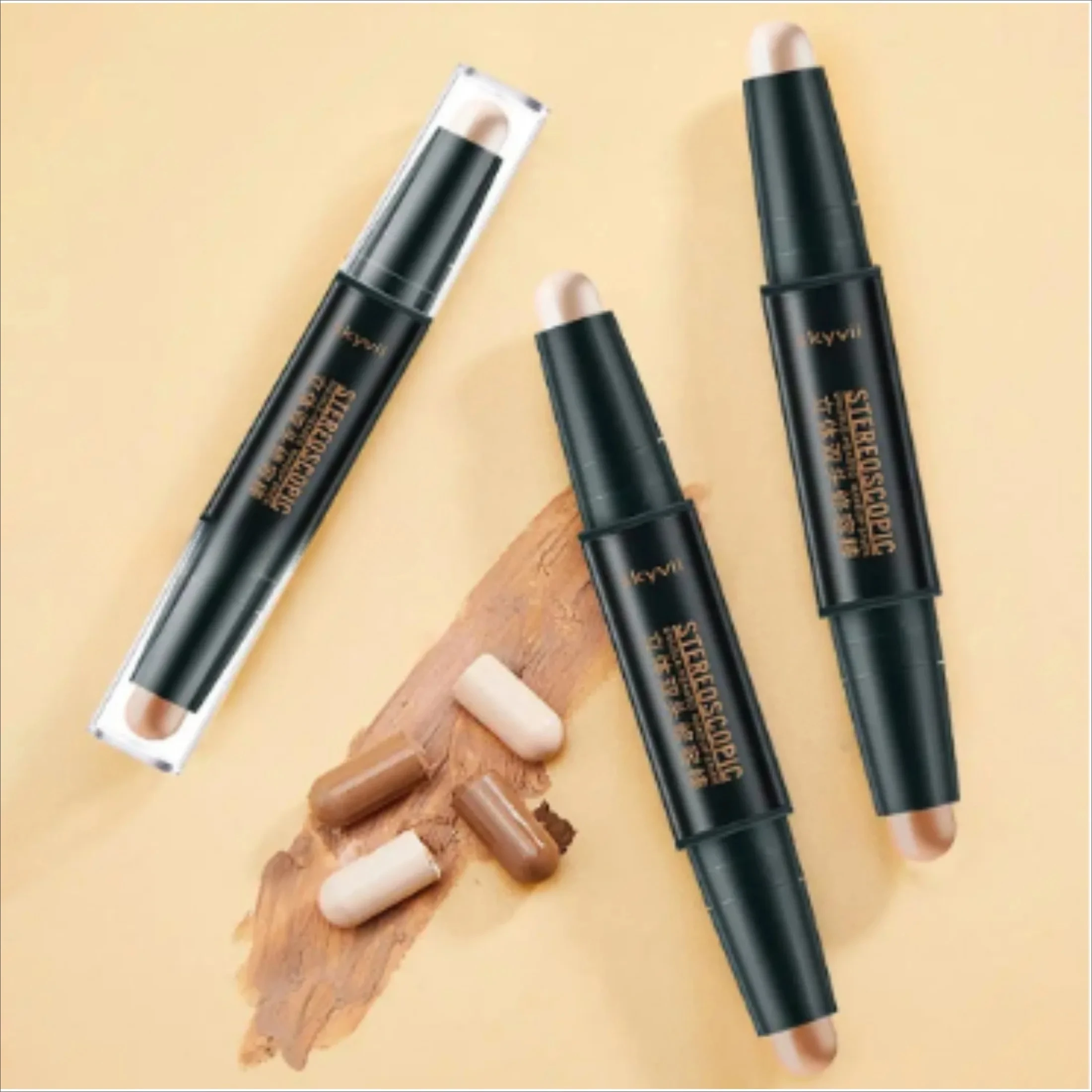 Make-up Basis Foundation Crème voor Gezicht Concealer Contouren voor Gezicht Bronzer Schoonheid Damescosmetica