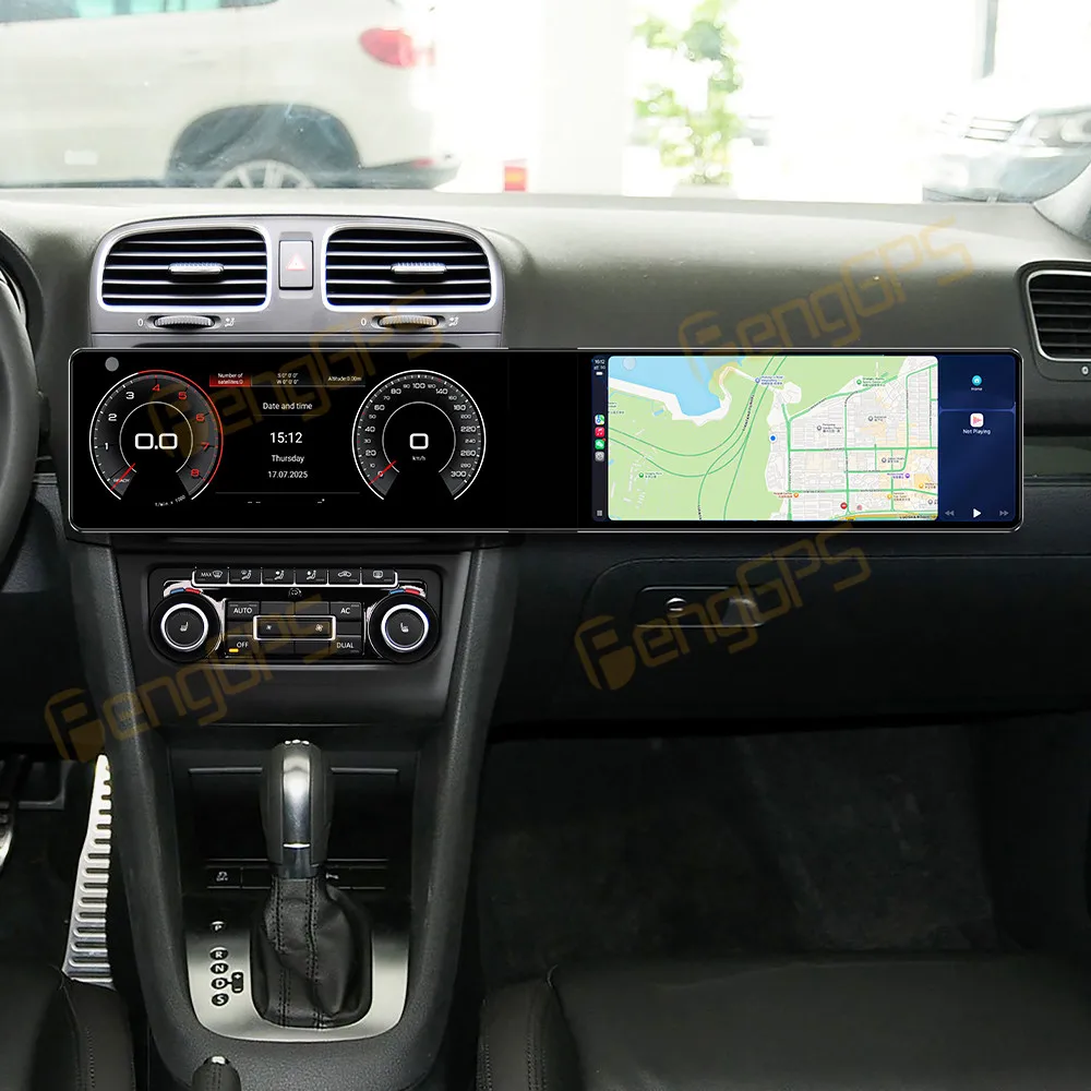 

24,6-дюймовый автомобильный радиоприемник для Volkswagen Golf Mk6 2007-2012 с Android, GPS-навигацией, мультимедиа, видео и стереосистемой