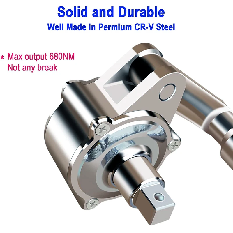 Upgraded Torque Multiplier, Heavy Duty Torque Multiplier Wrench Set for Lug Nut Remover 1/2 Driver 1:16 Labor Saving Wrench