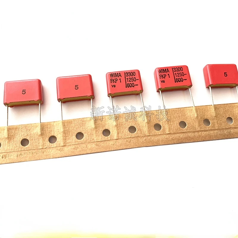 

5pcs/50pcs Germany WIMA Capacitor 1250V 332 0.0033UF 1250V 3300PF 332J 5% FKP1 Pitch 15mm